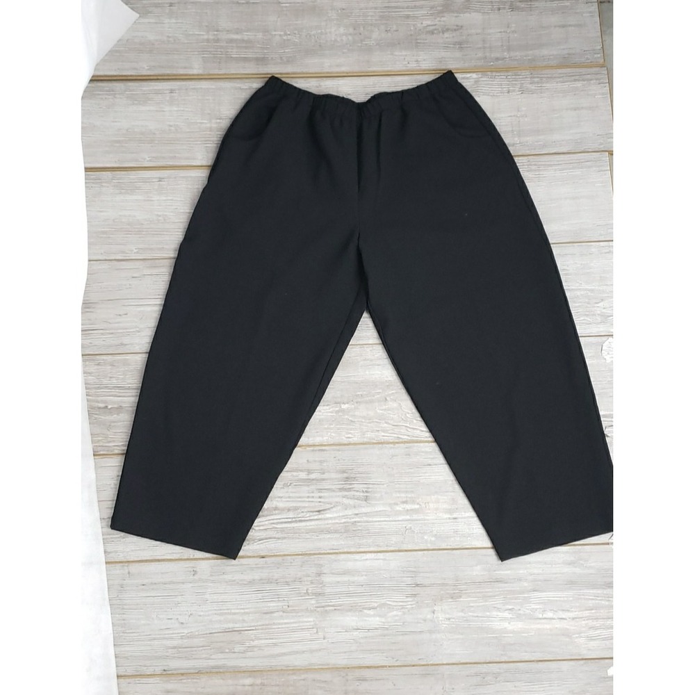 Spirithouse Barcelona Pant 712 Black Waffle Knit Balloon Pants Size L